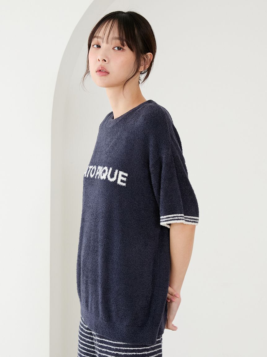 gelato pique「スムーズィーロゴジャガードプルオーバー&ロングパンツセット」|ルームウェア|