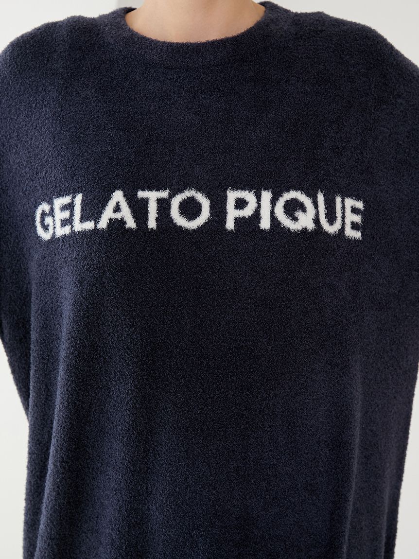 gelato pique「スムーズィーロゴジャガードプルオーバー&ロングパンツセット」|ルームウェア|