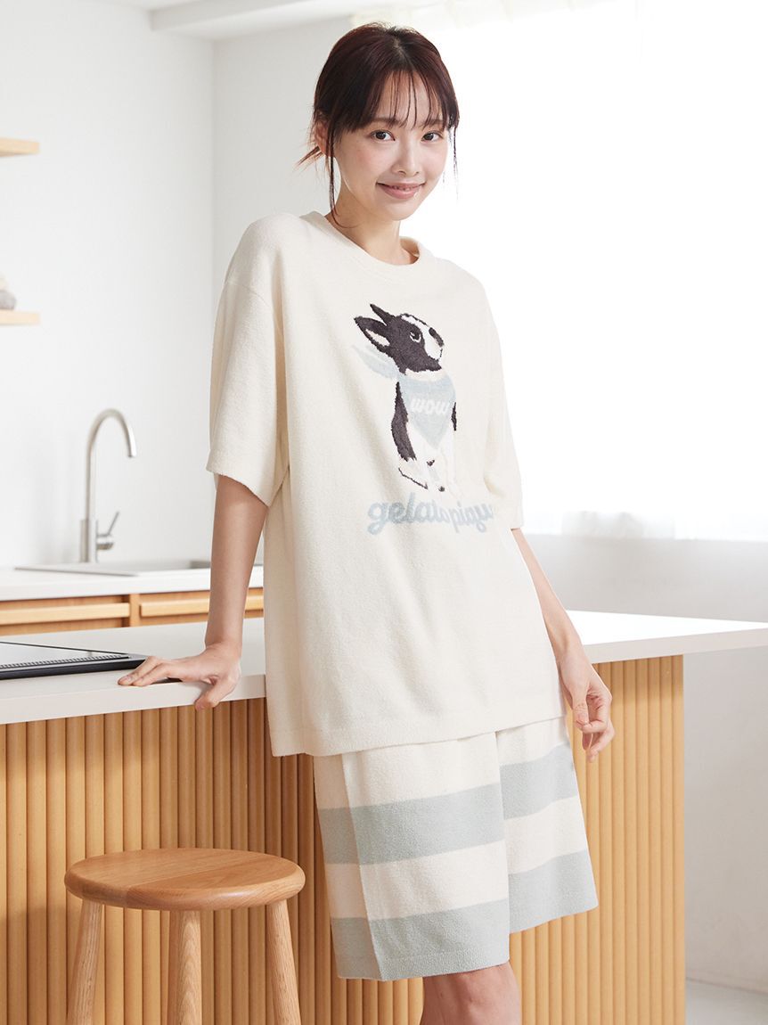 GELATO PIQUE HOMME「【HOMME】エアリーモコロゴジャガードハーフパンツ」|その他|