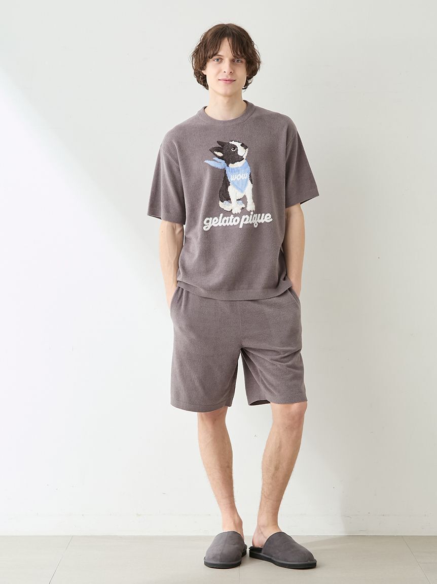 GELATO PIQUE HOMME「【HOMME】エアリーモコロゴジャガードハーフパンツ」|その他|