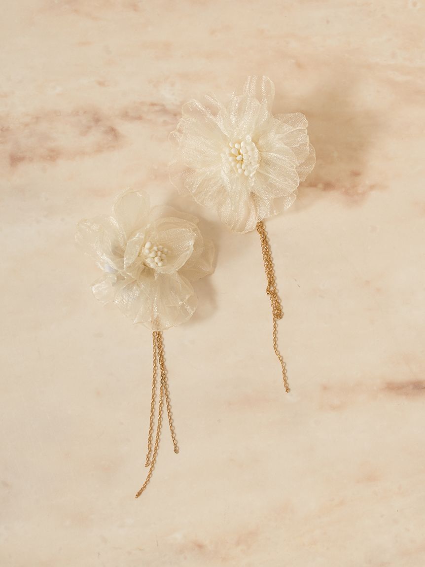 SNIDEL「フラワーバリエピアス」|ピアス|A