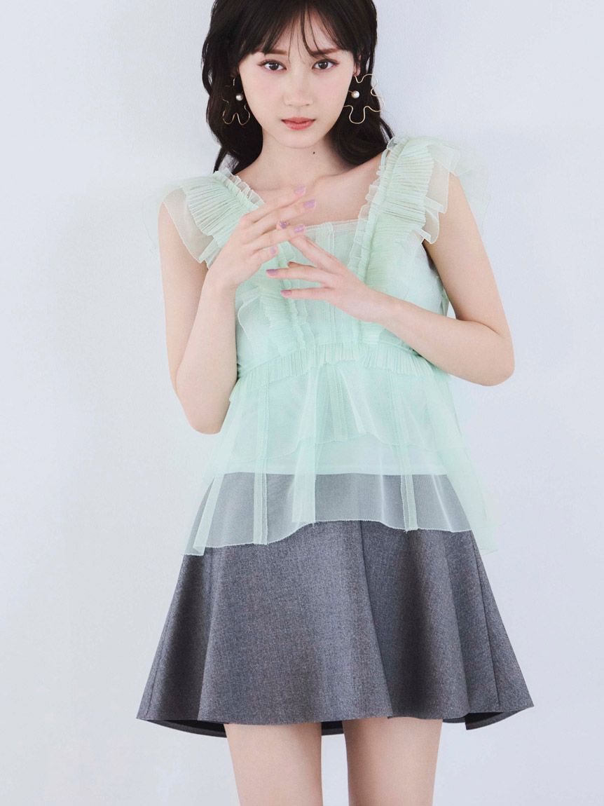 SNIDEL「フラワーバリエピアス」|ピアス|