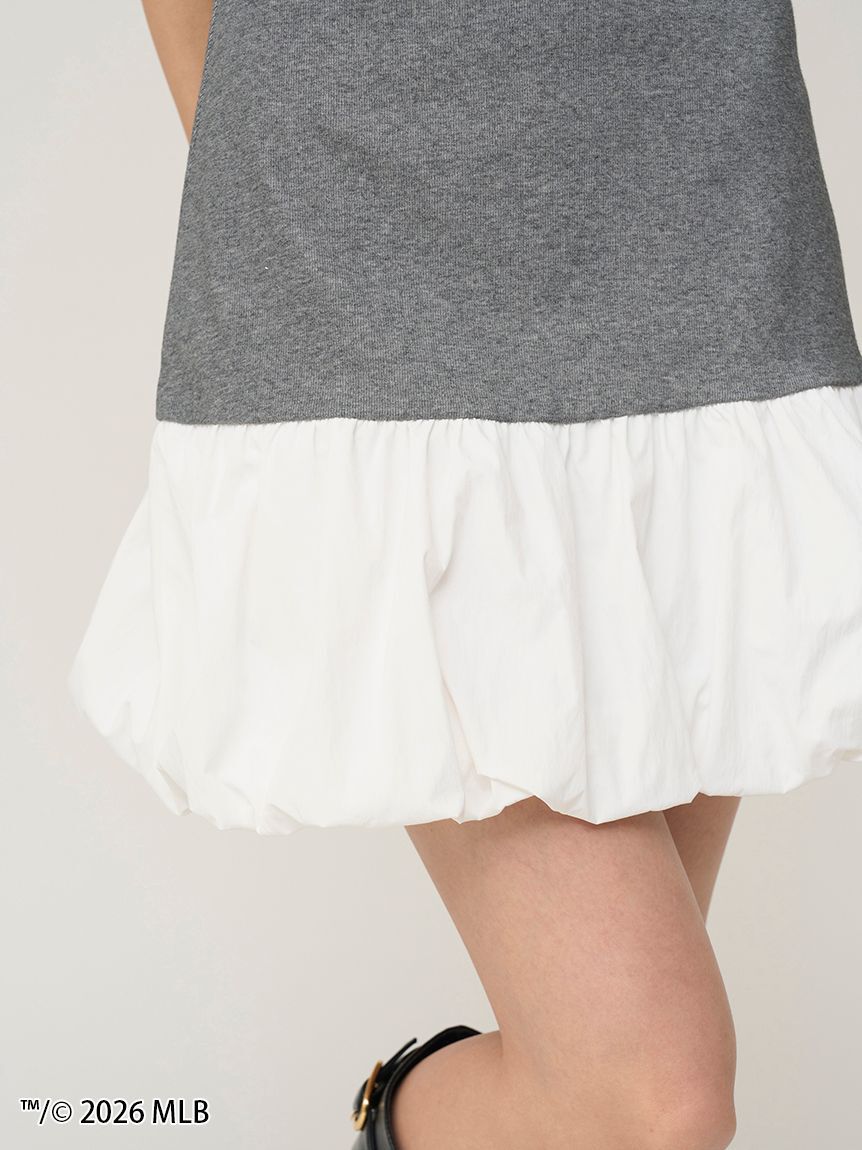 SNIDEL「【MLB】ヘムバルーンカットキャミワンピース」|ワンピース|