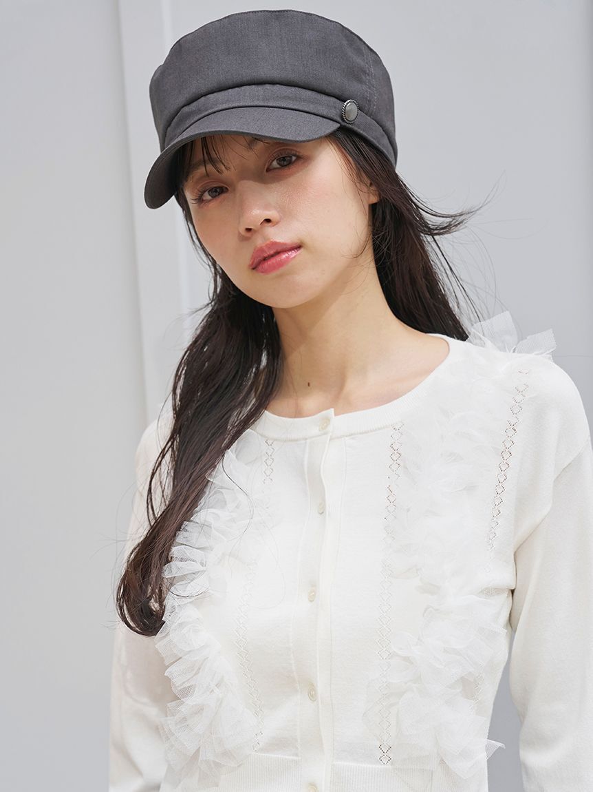 SNIDEL「メタルボタンキャスケット」|キャップ・キャスケット|