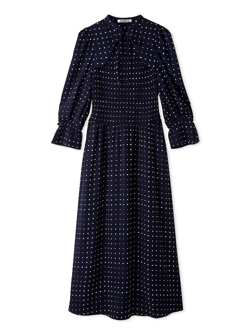 SNIDEL「デコルテオープンワンピース」|ワンピース|