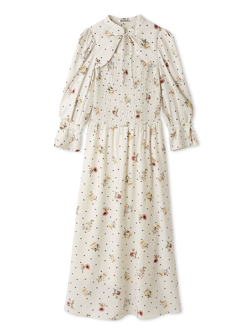 SNIDEL「デコルテオープンワンピース」|ワンピース|FLOWER