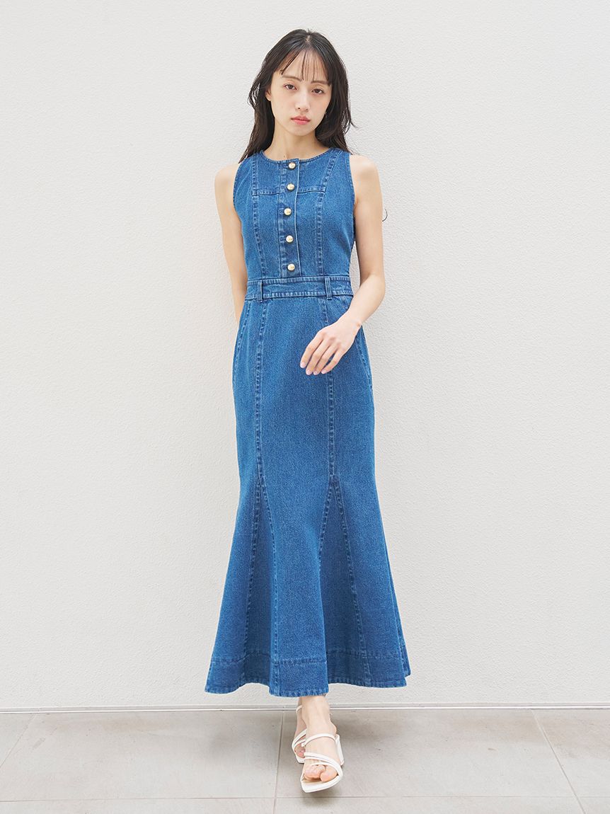 SNIDEL「アメスリデニムワンピース」|ワンピース|