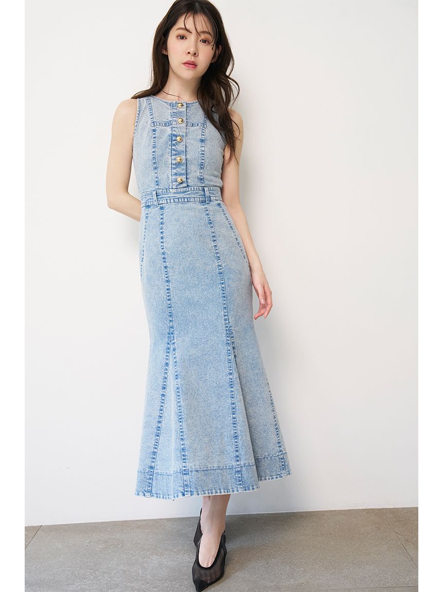 SNIDEL「アメスリデニムワンピース」|ワンピース|