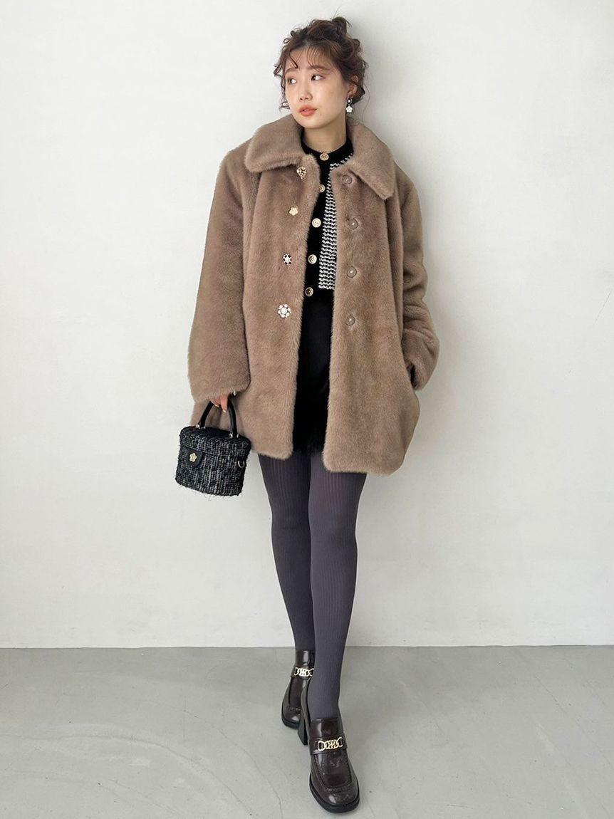 LILY BROWN「【限定カラー】【LILY BROWN&times;MARY QUANT】デイジーバニティバッグ」|ショルダー・メッセンジャー|