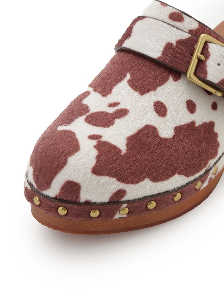 LILY BROWN「ウッドソールスタッズサボ」|サンダル|