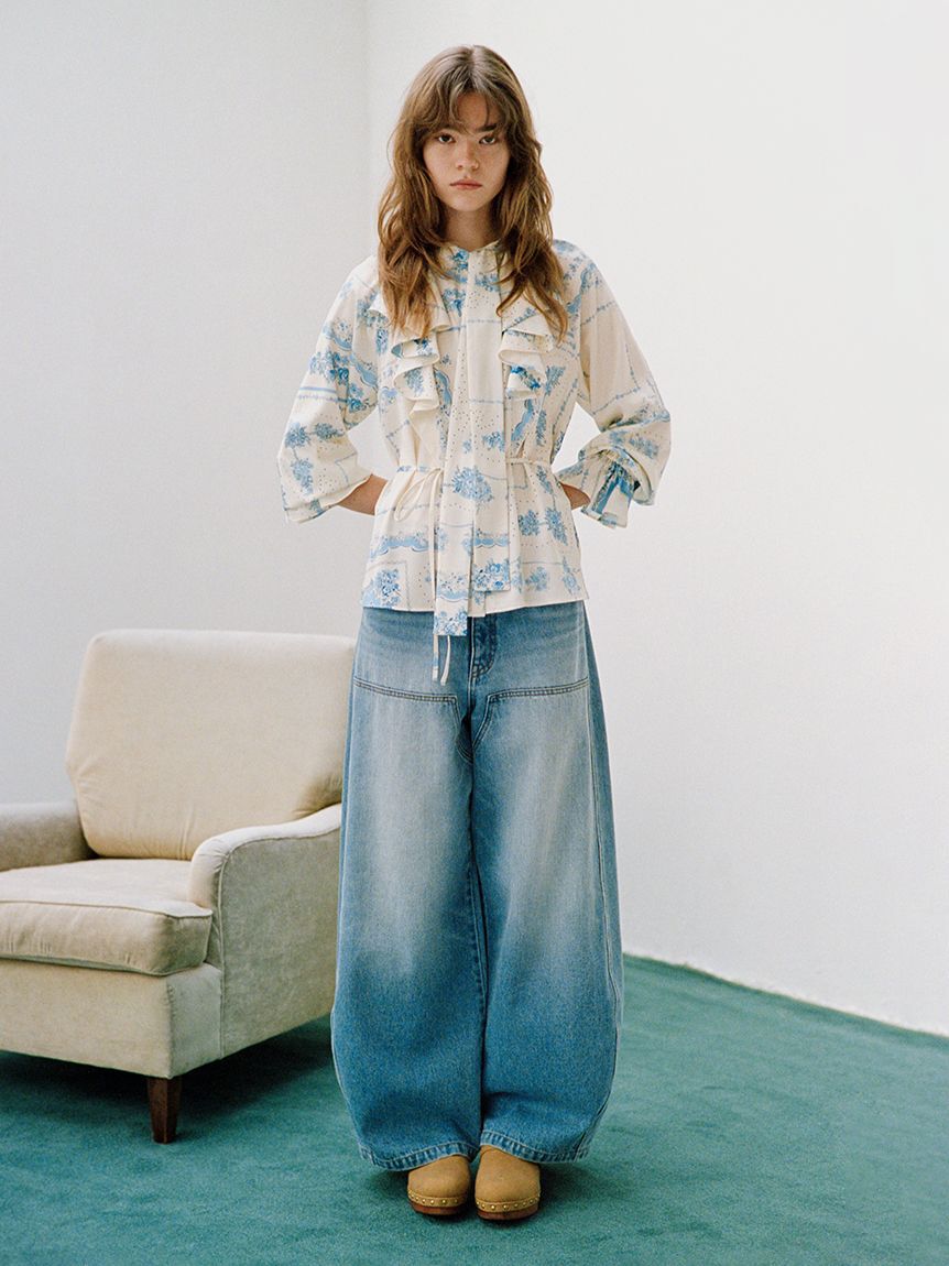 LILY BROWN「ウッドソールスタッズサボ」|サンダル|