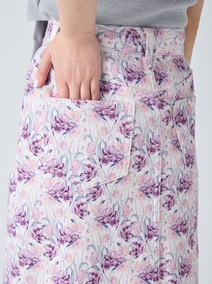 LILY BROWN「デニムロングスカート」|スカート|