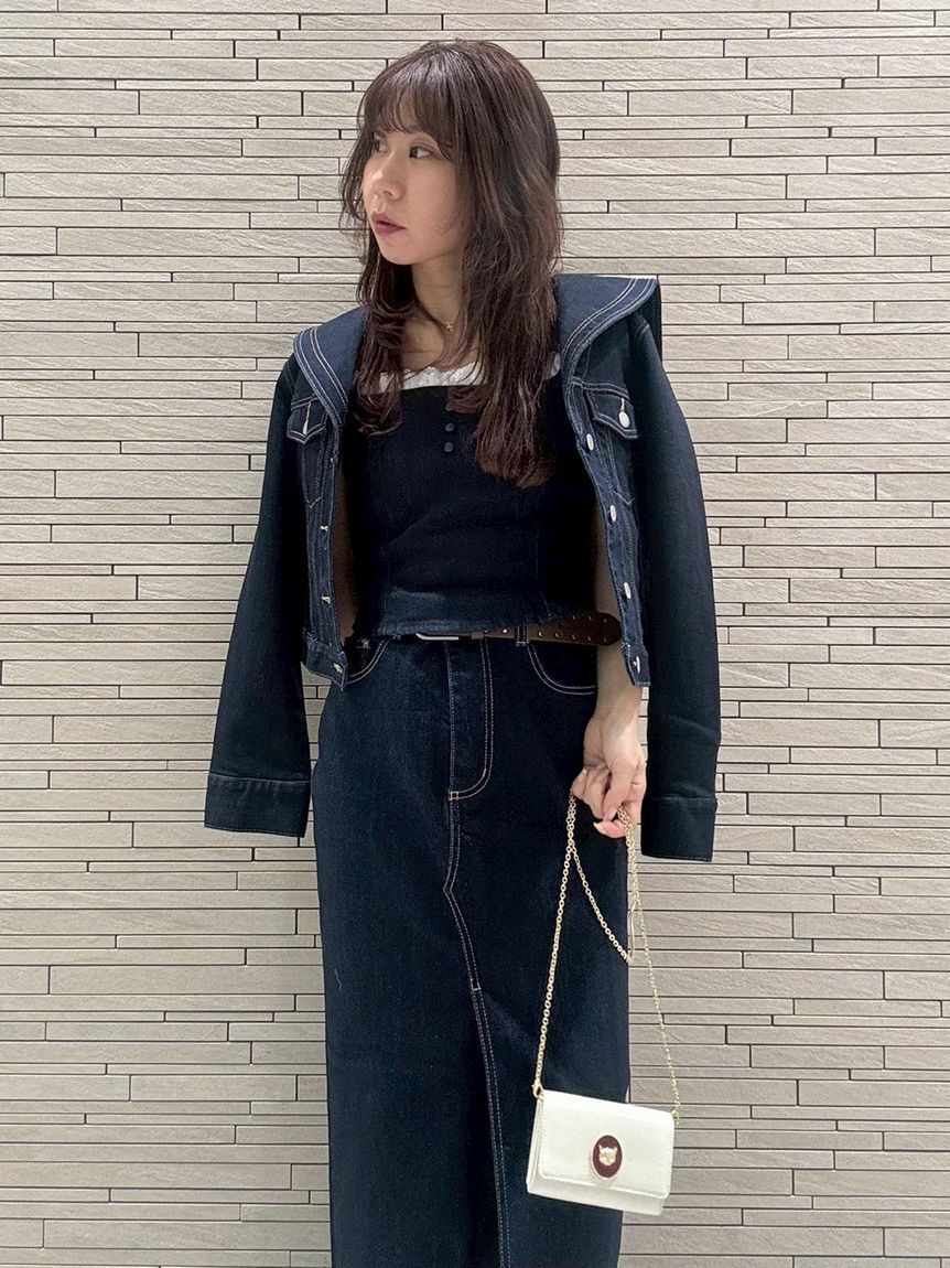 LILY BROWN「デニムロングスカート」|スカート|