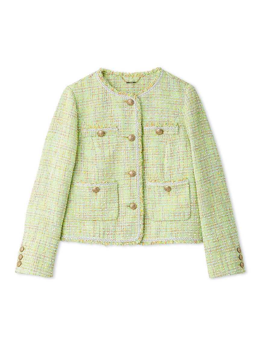 CELFORD「【セットアップ対応】フリンジツイードジャケット」|テーラードジャケット|