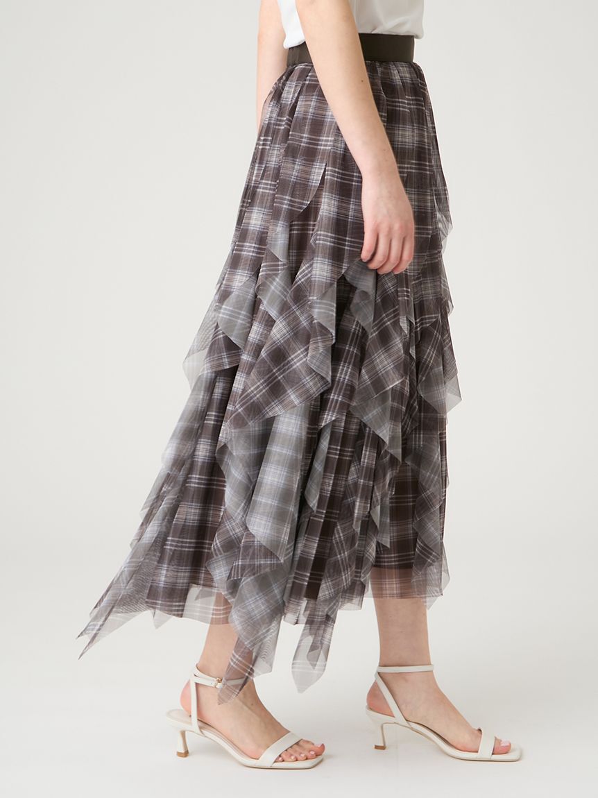 CELFORD「チュールラッフルスカート」|スカート|