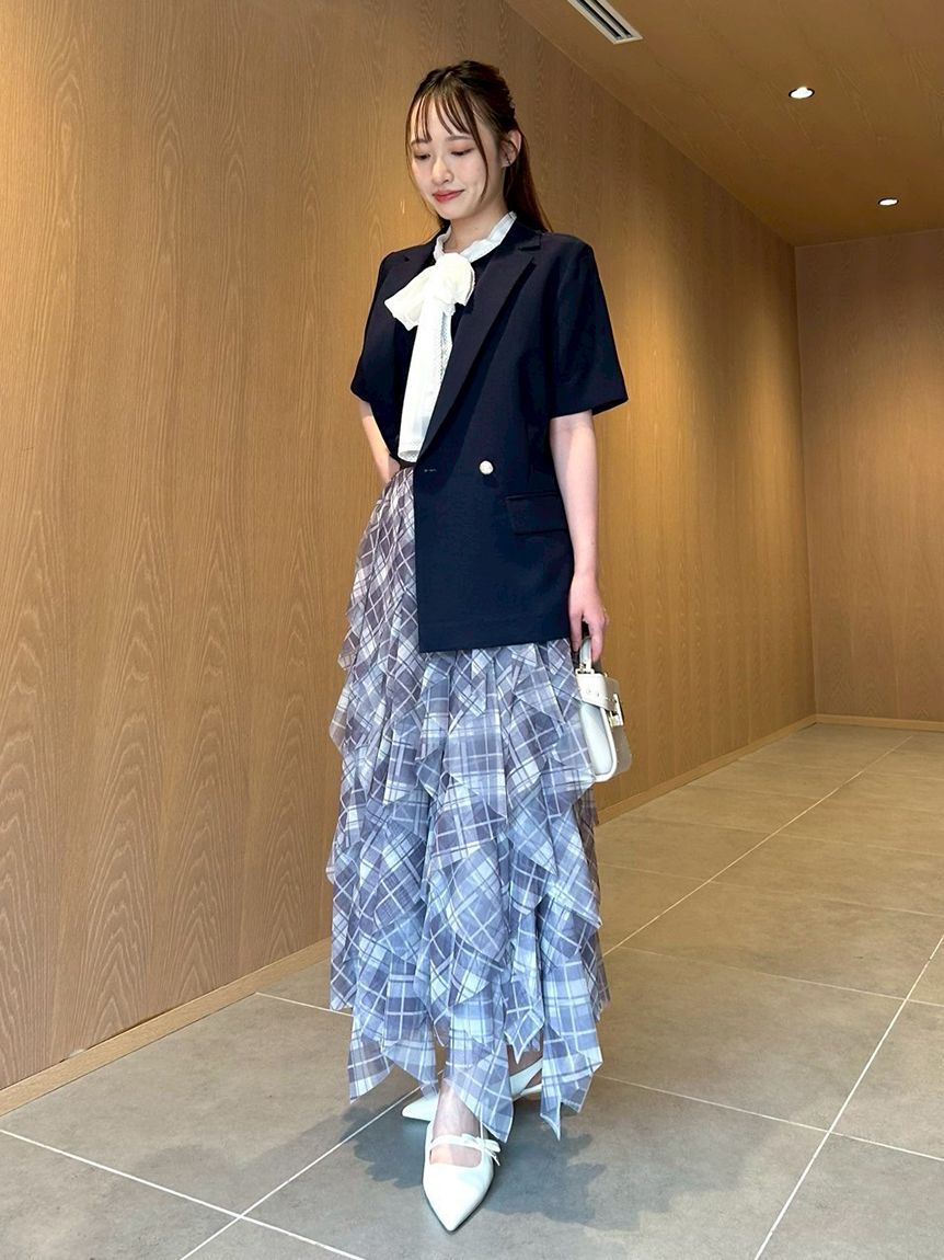 CELFORD「チュールラッフルスカート」|スカート|