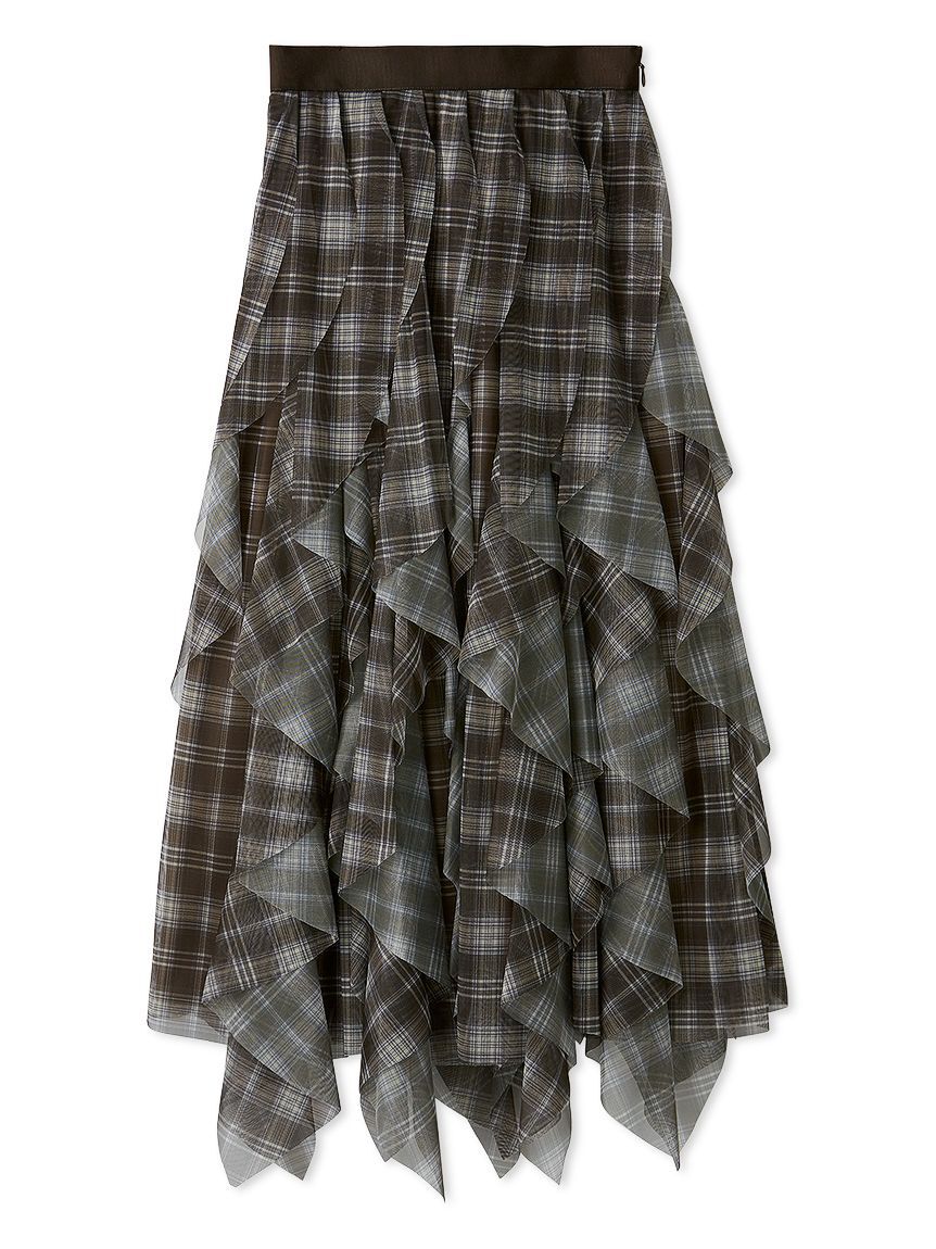 CELFORD「チュールラッフルスカート」|スカート|BRW