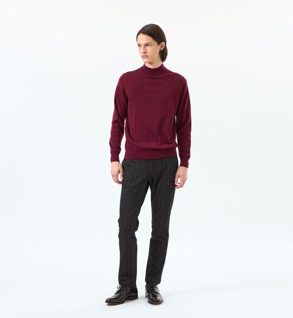 MACKINTOSH PHILOSOPHY「ハイゲージ天竺 モックネックプルオーバーニット」|ニット・セーター|