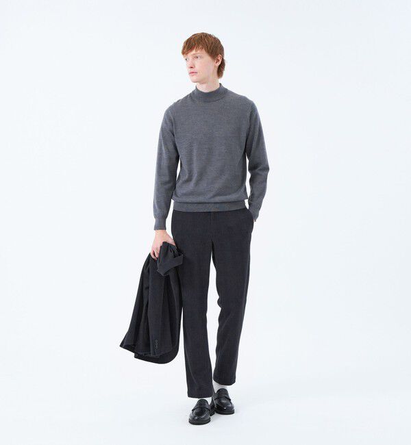 MACKINTOSH PHILOSOPHY「ハイゲージ天竺 モックネックプルオーバーニット」|ニット・セーター|