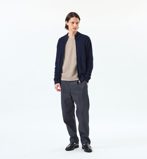 MACKINTOSH PHILOSOPHY「12G1P 片畦 スタンドジップアップ」|ニット・セーター|