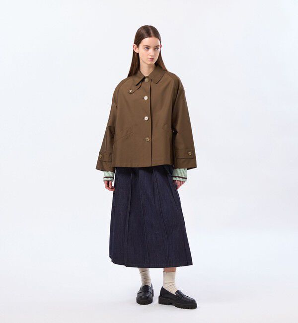 MACKINTOSH PHILOSOPHY「コットンデニムプリーツスカート」|スカート|