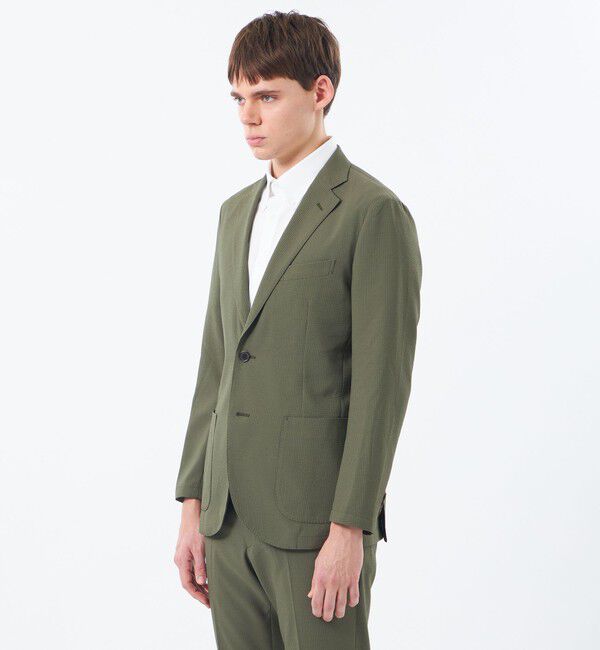 MACKINTOSH PHILOSOPHY「【WEB&一部店舗限定】トロッター ウルトラライトジャケット サッカーストライプ」|テーラードジャケット|