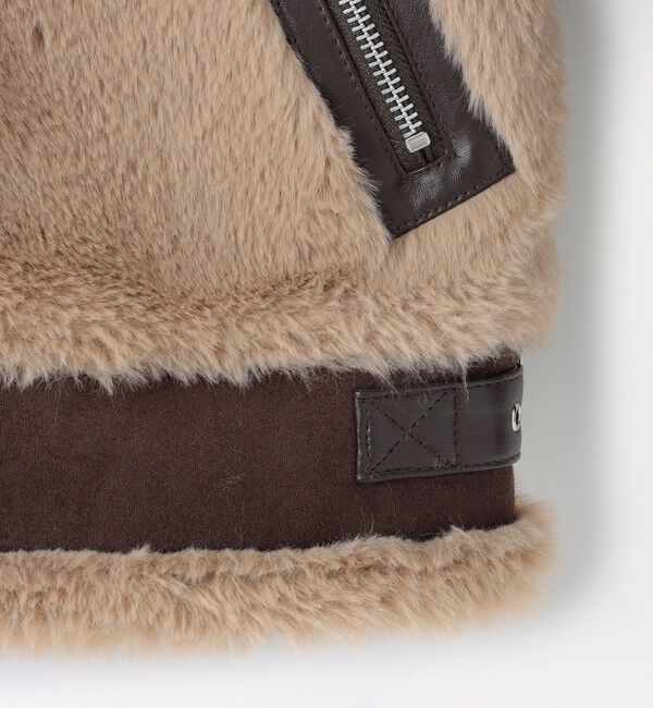  「ファーコンビライダースダウン」|ブルゾン・スタジャン|