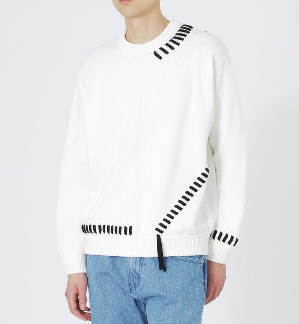  「ポイントスレッドプルオーバー」|ニット・セーター|