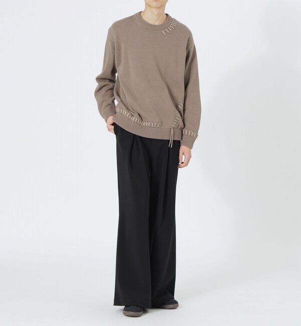  「ポイントスレッドプルオーバー」|ニット・セーター|