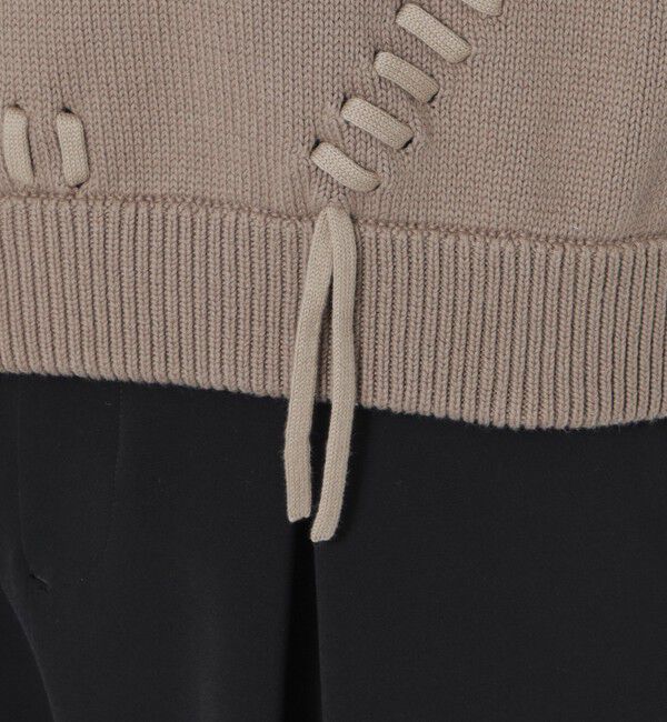  「ポイントスレッドプルオーバー」|ニット・セーター|