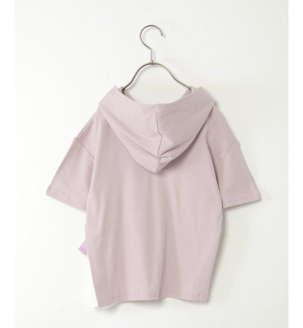 ikka kids「【キッズ】サイドプリーツTパーカー(120~160cm)」|Tシャツ・カットソー|