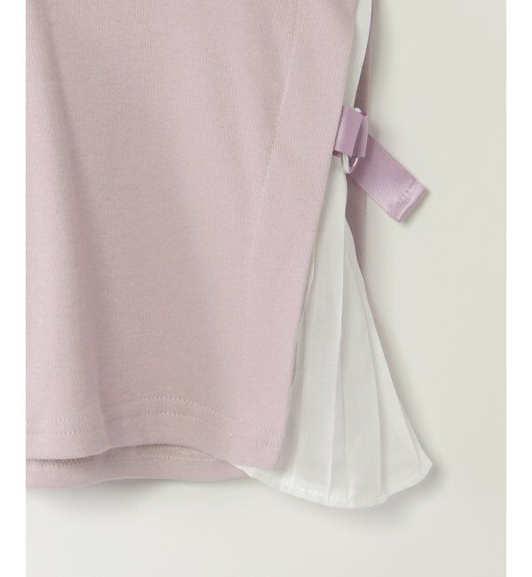 ikka kids「【キッズ】サイドプリーツTパーカー(120~160cm)」|Tシャツ・カットソー|