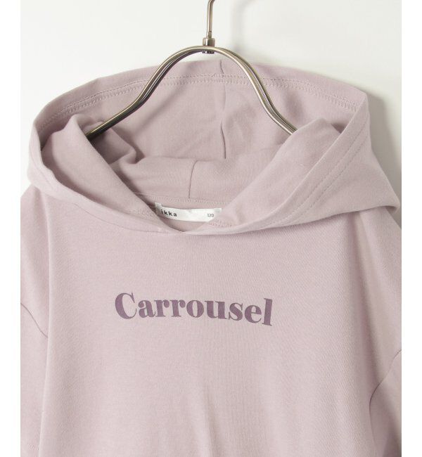 ikka kids「【キッズ】サイドプリーツTパーカー(120~160cm)」|Tシャツ・カットソー|