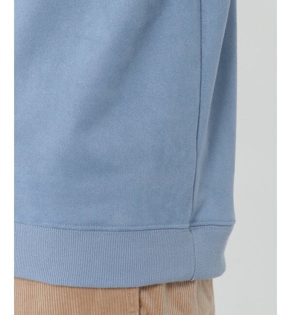 ikka「フェイクスウェード刺繍プルオーバー」|パーカー|