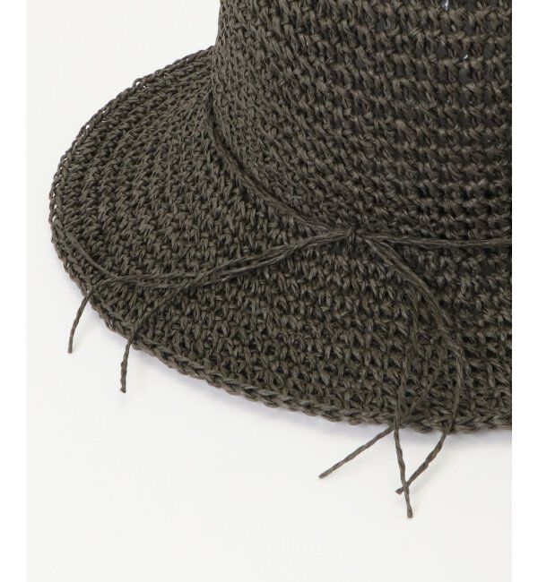 ikka「手編みこま編みハット」|その他|
