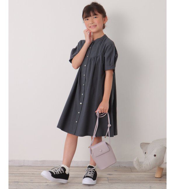 ikka kids「前開き2wayワンピース（120~160cm）」|スカート|
