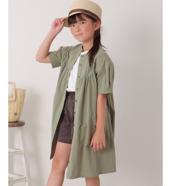 ikka kids「前開き2wayワンピース（120~160cm）」|スカート|