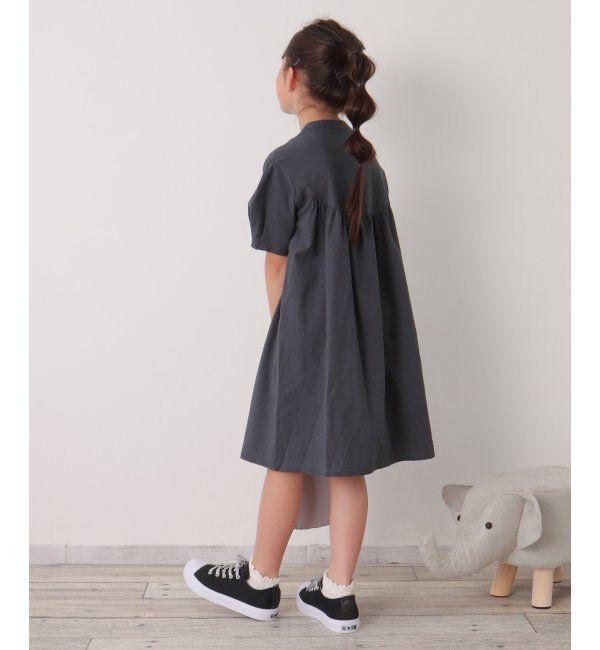 ikka kids「前開き2wayワンピース（120~160cm）」|スカート|