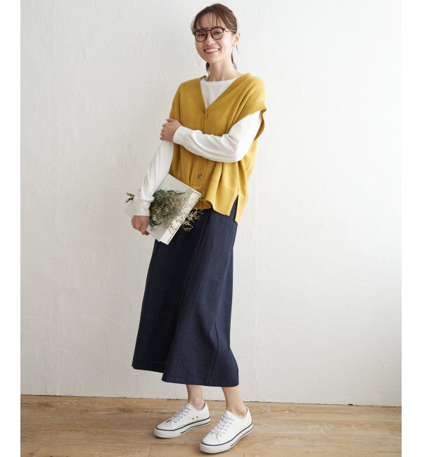ikka「【2点セット】3WAYニットベストアンアンブル」|ニット・セーター|