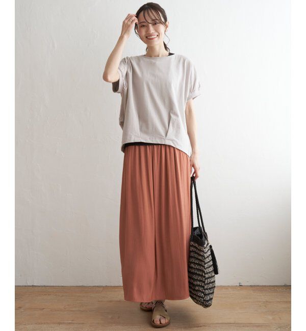 ikka「【親子おそろい】冷感ドルマンタックプルオーバー」|その他|