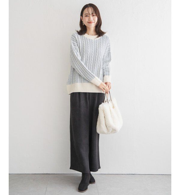ikka「ケーブルニットプルオーバー」|プルオーバー|