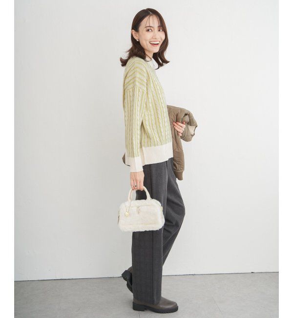 ikka「ケーブルニットプルオーバー」|プルオーバー|