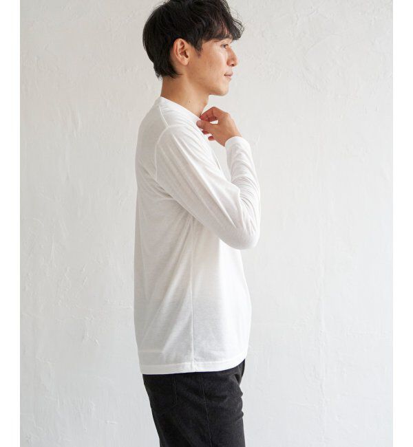 ikka「【2点セット】メランジ畦プルオーバーインナーセット」|パーカー|
