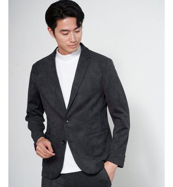 IKKA LOUNGE「GOKUラクワークスエードライクJKT」|テーラードジャケット|