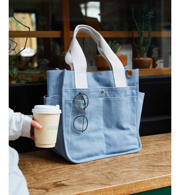 ikka「キャンバスパイピングビッグトートバッグ」|その他|