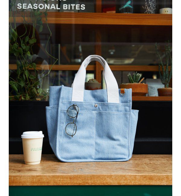 ikka「キャンバスパイピングビッグトートバッグ」|その他|