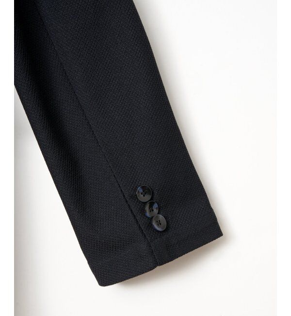 IKKA LOUNGE「【セットアップ対応】BLKライトカノコジャケット」|テーラードジャケット|