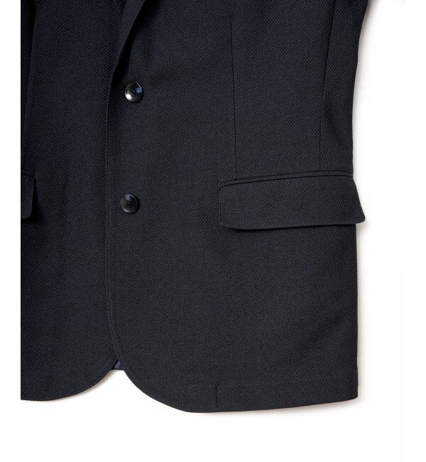 IKKA LOUNGE「【セットアップ対応】BLKライトカノコジャケット」|テーラードジャケット|