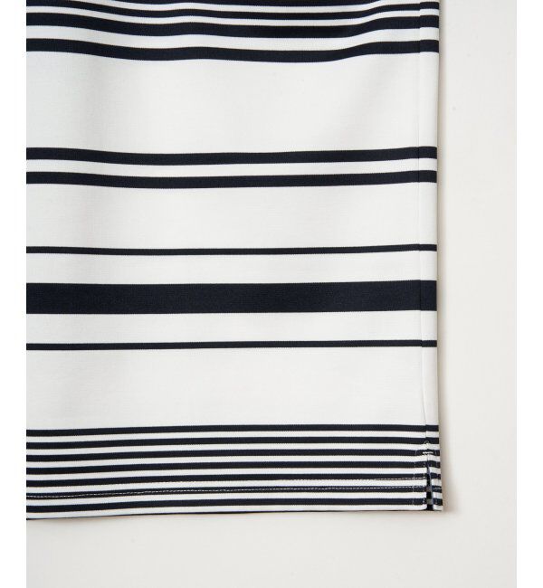 ikka「冷感DRYポンチボーダーTシャツ」|Tシャツ・カットソー|