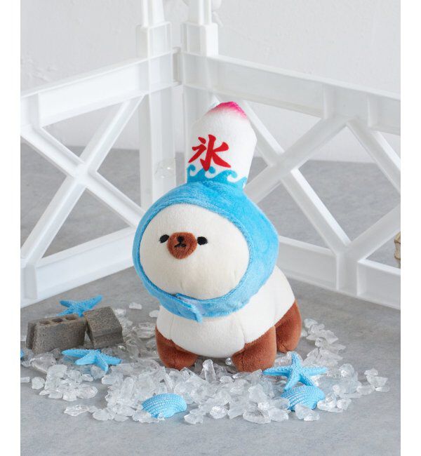 Lbc with Life「かぶりもの クール」|クッション・クッションカバー|スカイブルー